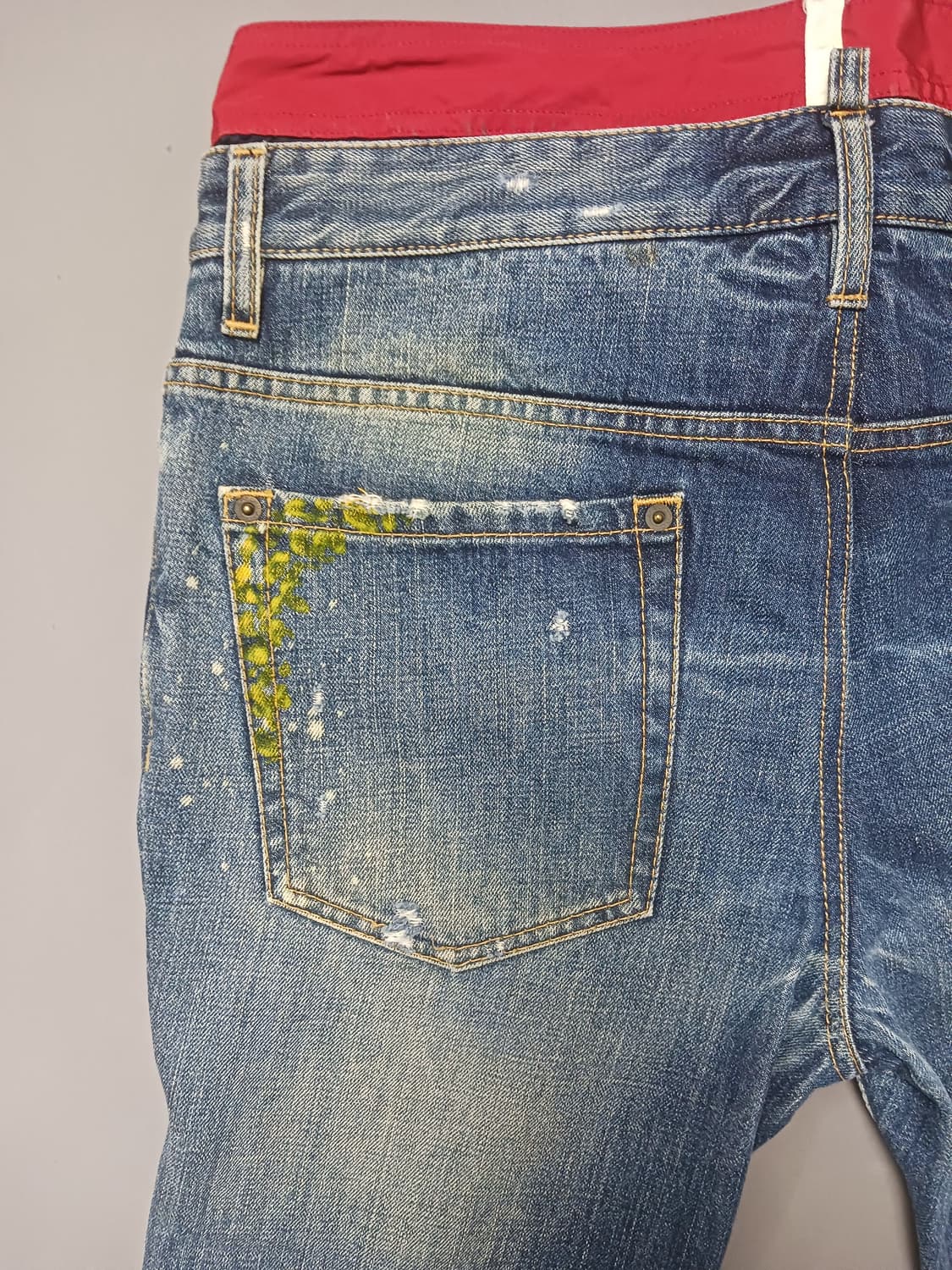 [48] 런웨이 디스퀘어드2 수영복 레이어드 모토진 청바지 32 33 상품이미지8