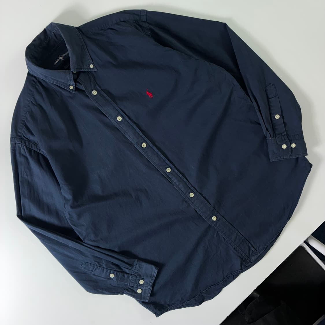 Polo  폴로 랄프로렌 자수 블레이크 코튼 네이비 셔츠   상품이미지2