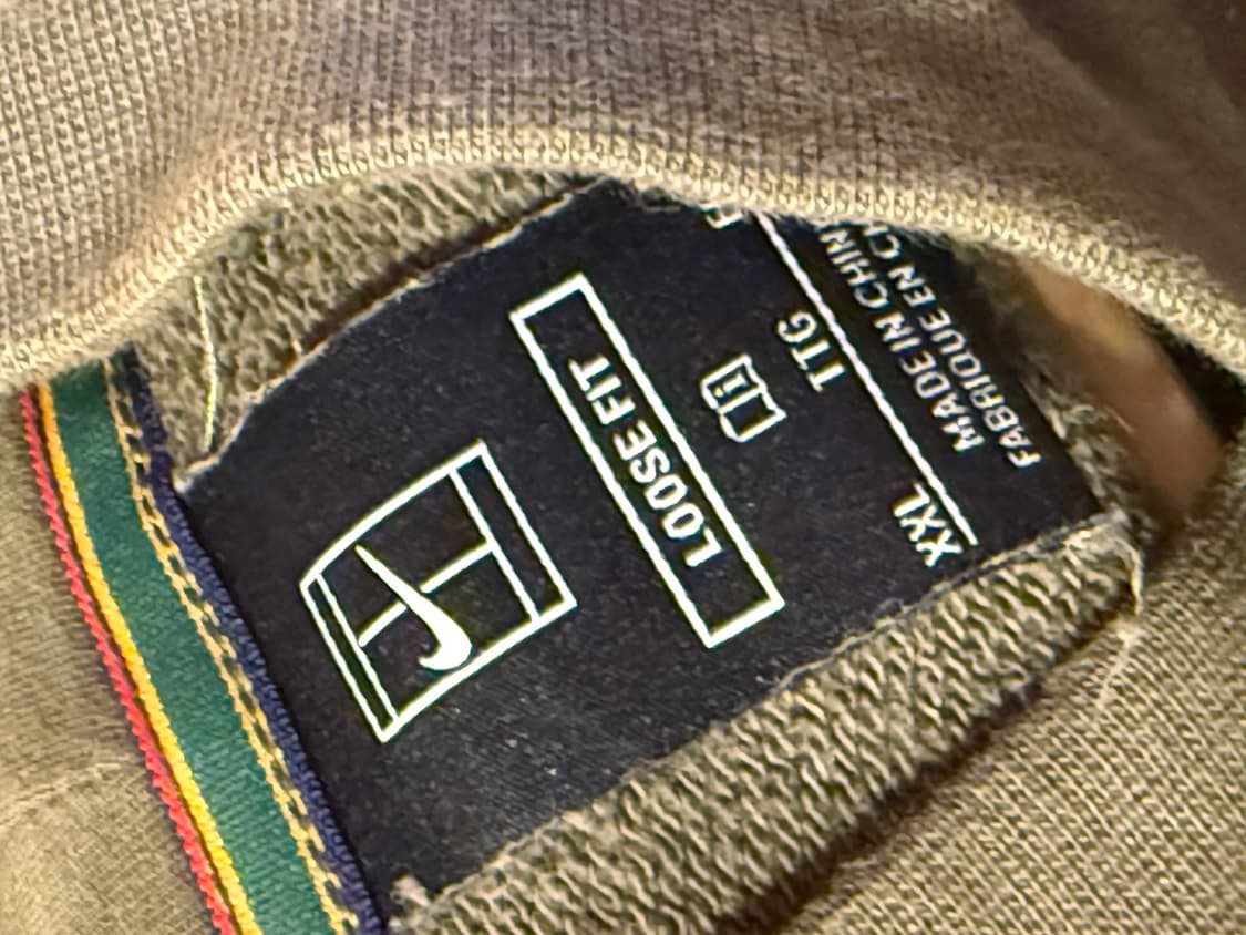 나이키 코트 로고 카키 후드티 상품이미지2