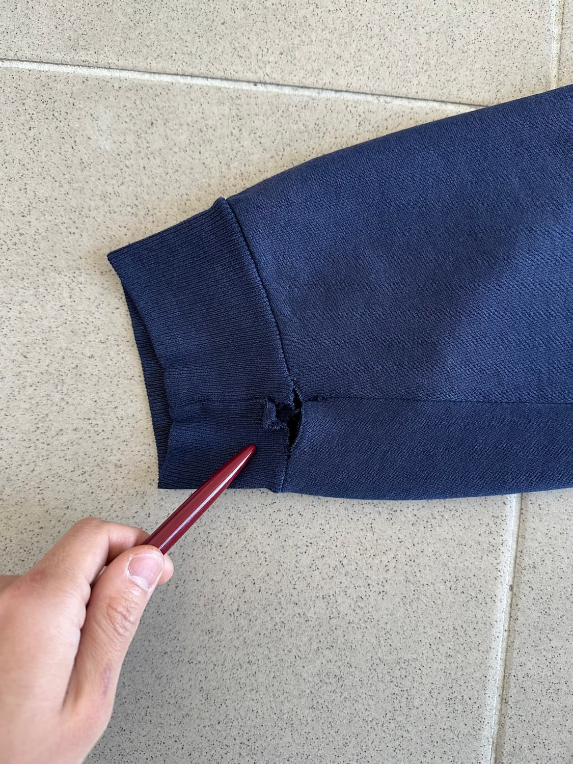 00s 빈티지 러셀 후드집업 네이비 XL 상품이미지9