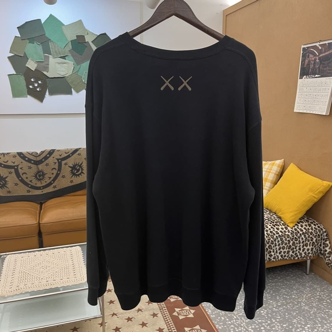 유니클로 X 카우스 펑크 키치 프린팅 맨투맨 XXL C10274 상품이미지4