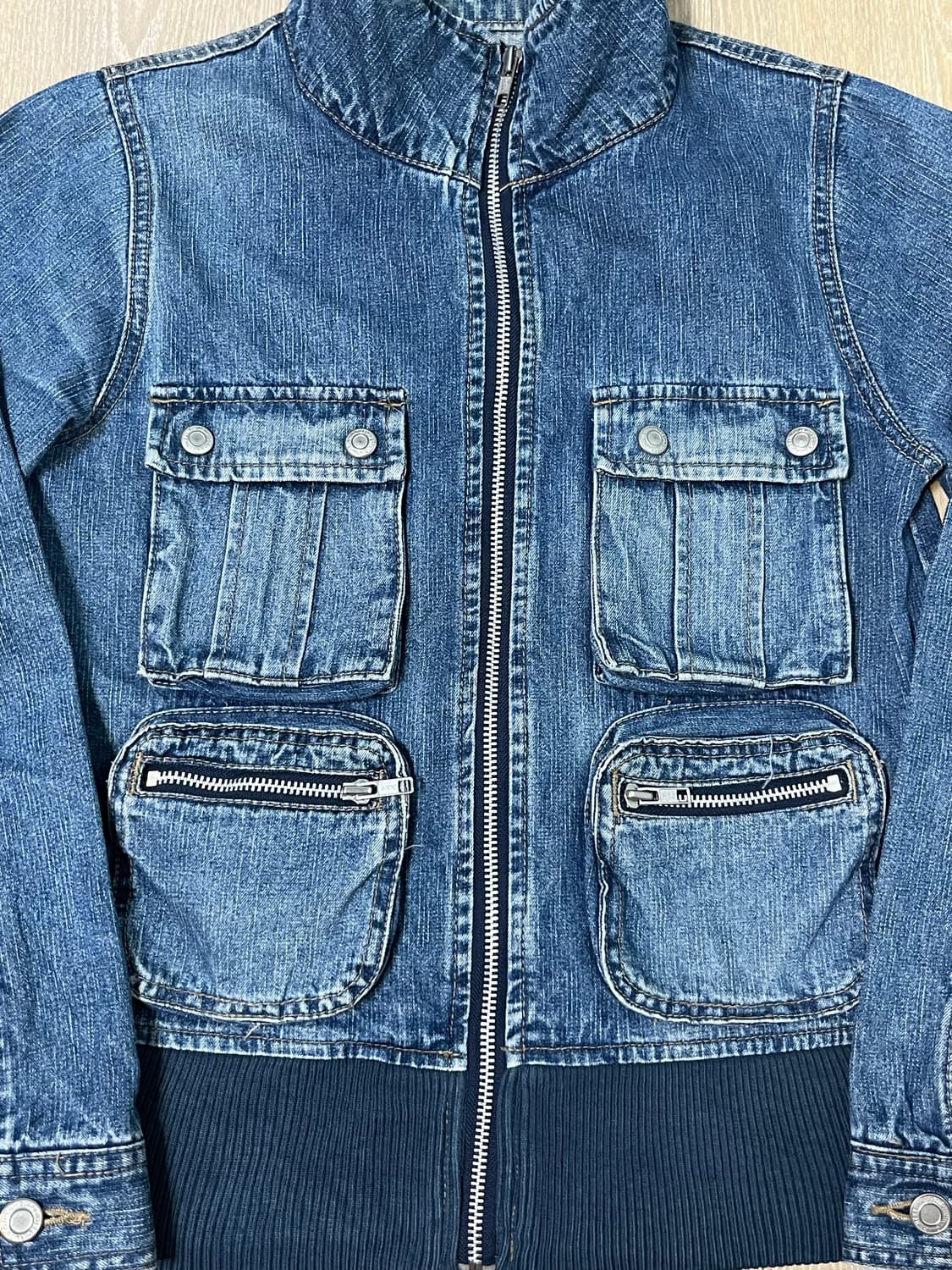 포켓 디테일 데님 재킷 상품이미지10