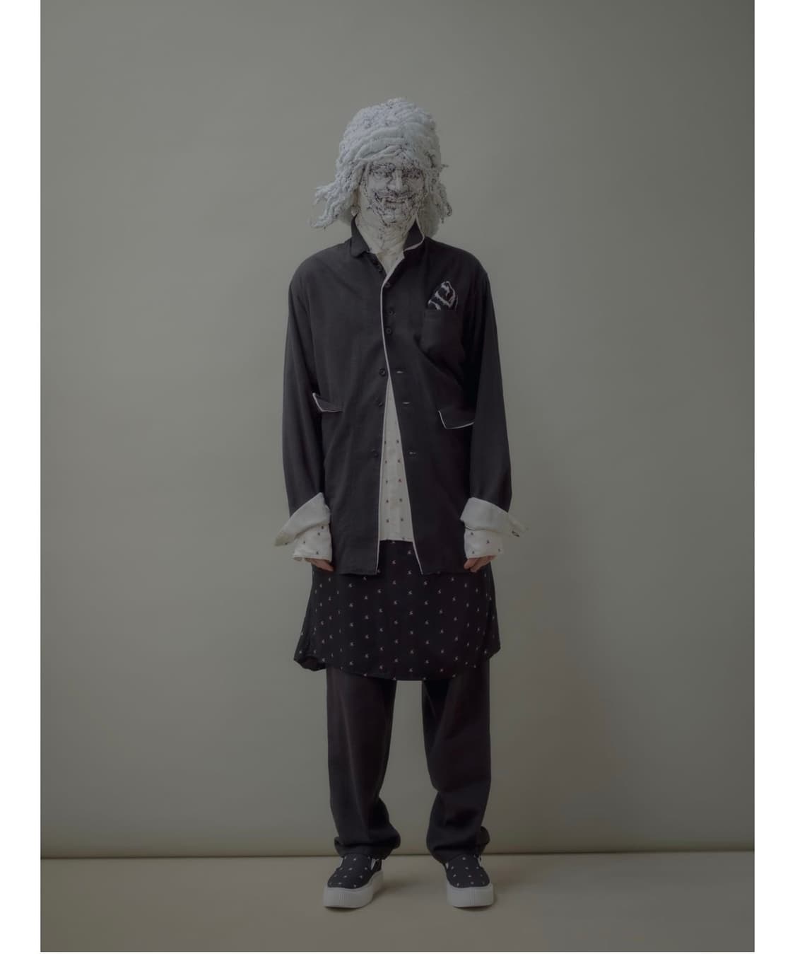 언더커버리즘 21aw 아티잔 린넨울 혼방 트라우저 팬츠 상품이미지1