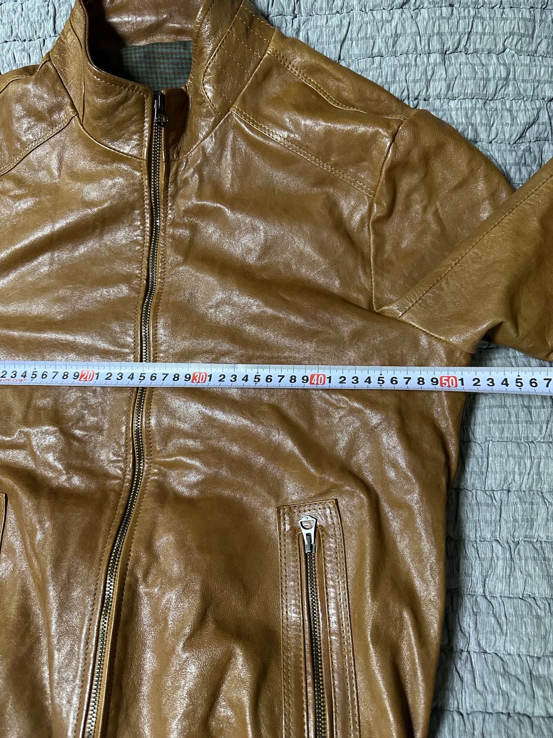 Cutter & Buck 남성 가죽 자켓 캐멀 95 상품이미지8