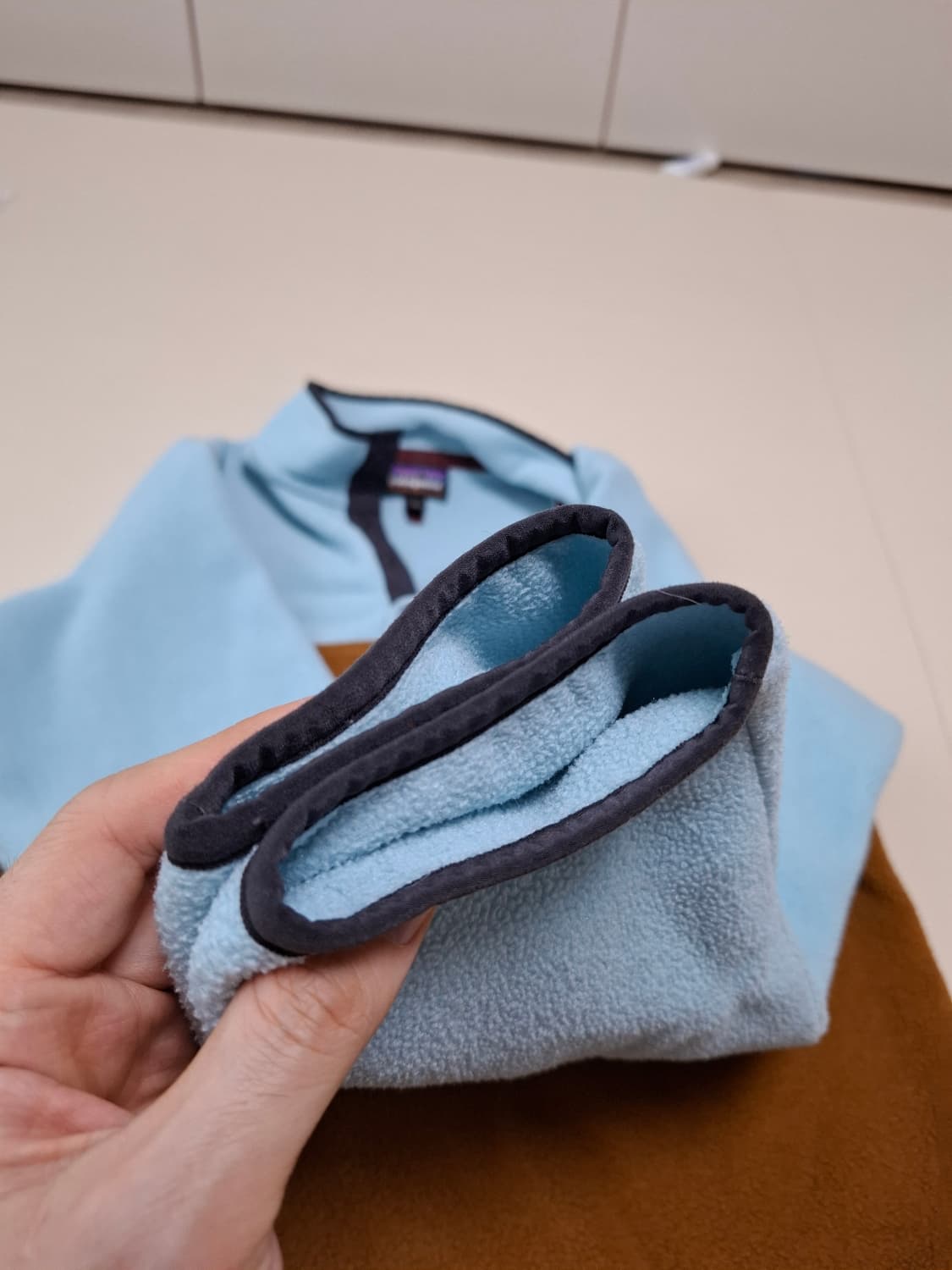 L 파타고니아 신칠라 스카이 브라운 플리스 풀오버 상품이미지4