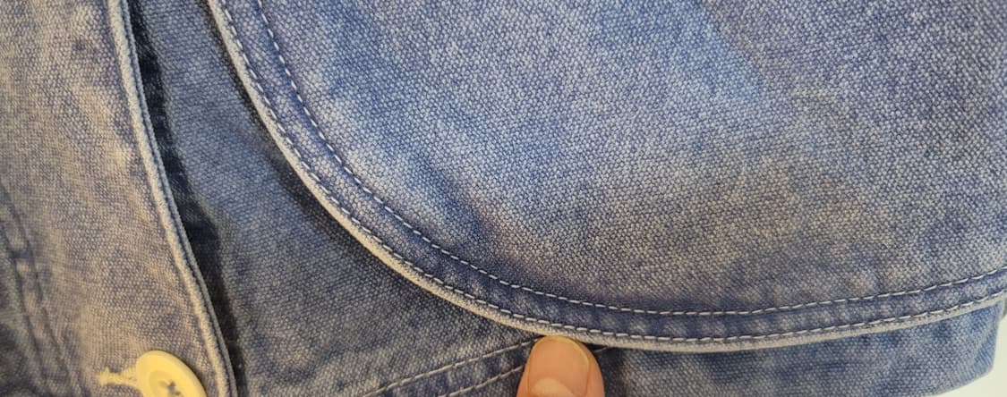 25ss 비이커 피그먼트 데님 워크자켓 상품이미지10