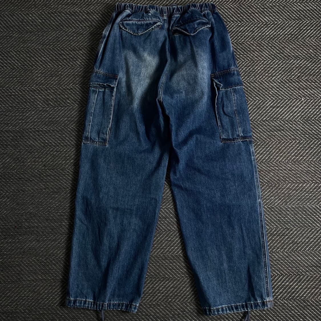 아웃스탠딩 멀티포켓 카고 데님 퍼티그 팬츠o 3673 상품이미지4