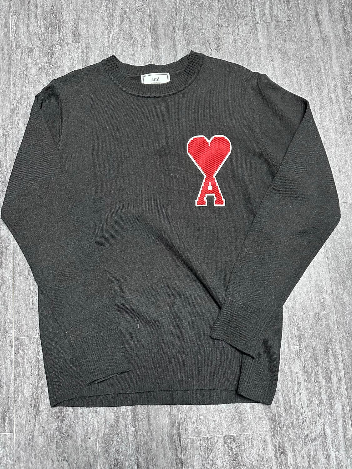 아미 여성 블랙니트L 상품이미지1