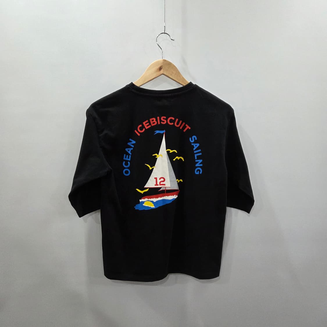 아이스비스킷 키즈 반팔티 블랙 155 상품이미지5