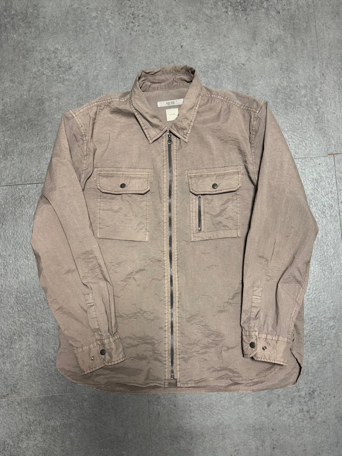 시리즈 23ss 피그먼트다잉 집업 아우터 셔츠 상품이미지1