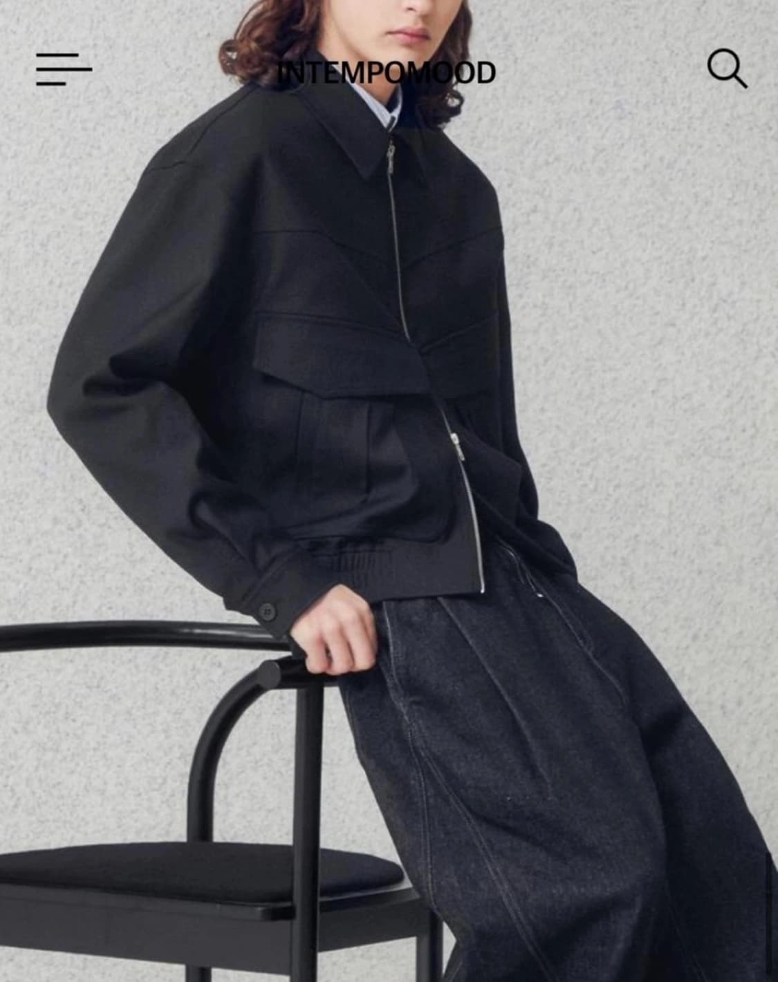 인템포무드 블루종 자켓 L 상품이미지8