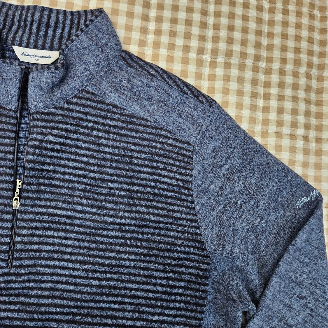 카츠야마모토 반집업 골프티 남자100 상품이미지3