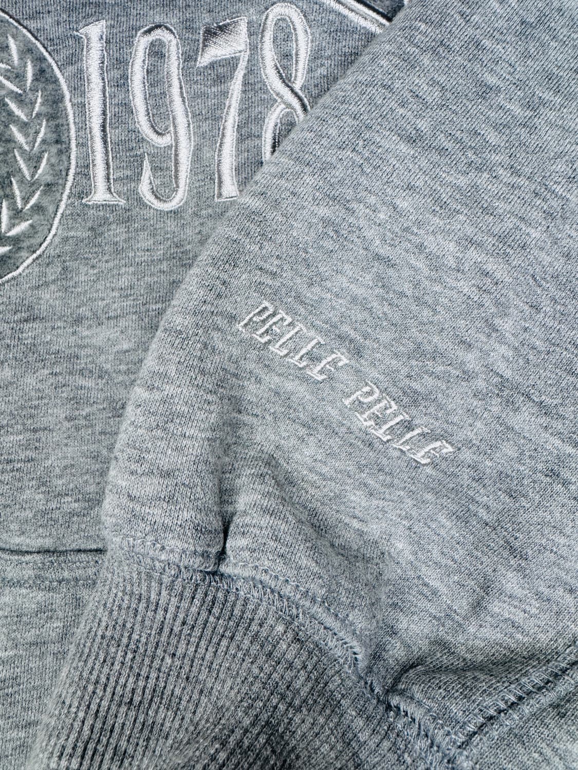 빈티지 90/00s 펠레펠레 pellepelle 후드티 그레이 2XL 상품이미지5