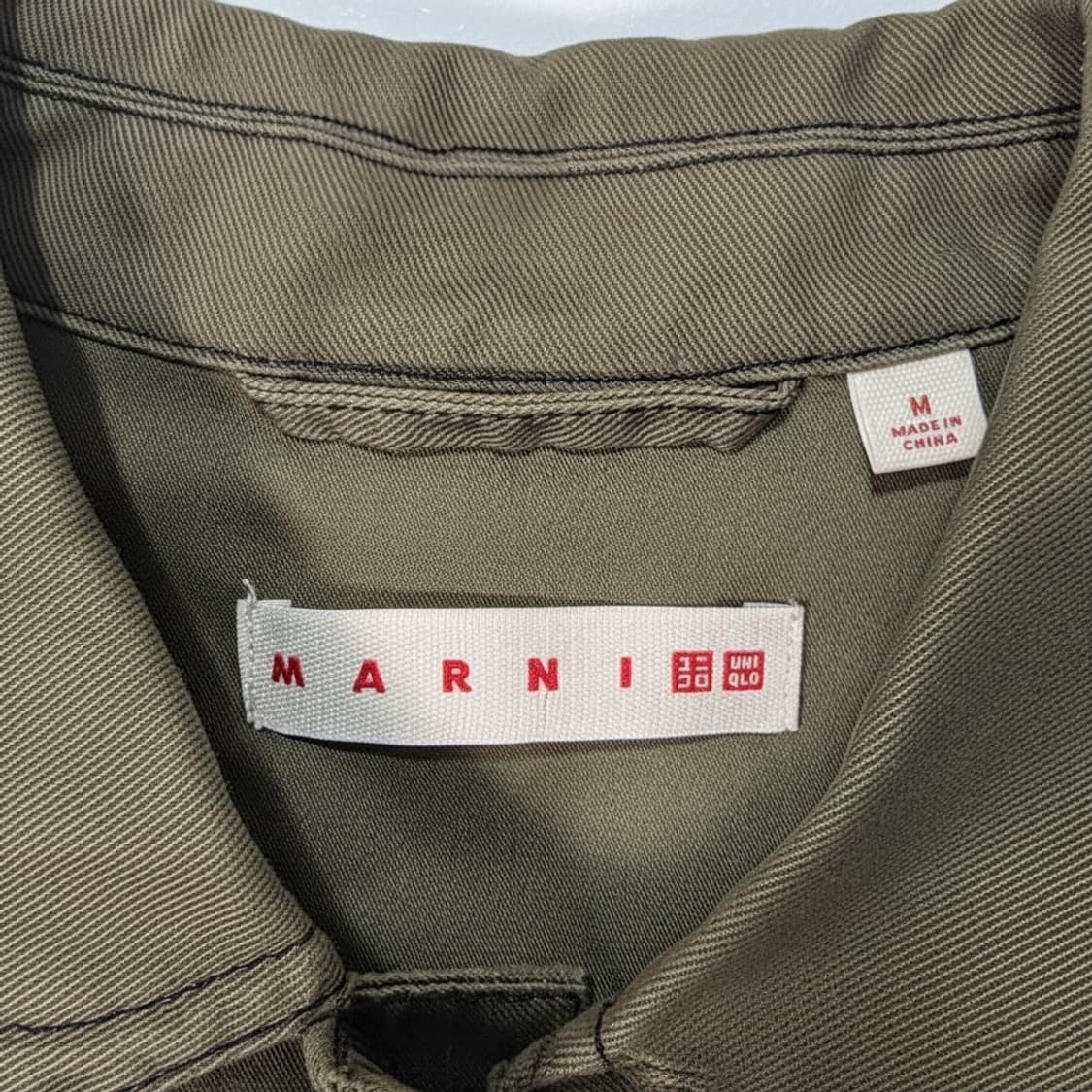 Marni 마르니 카키 워크 자켓 M (미니멀) 상품이미지4