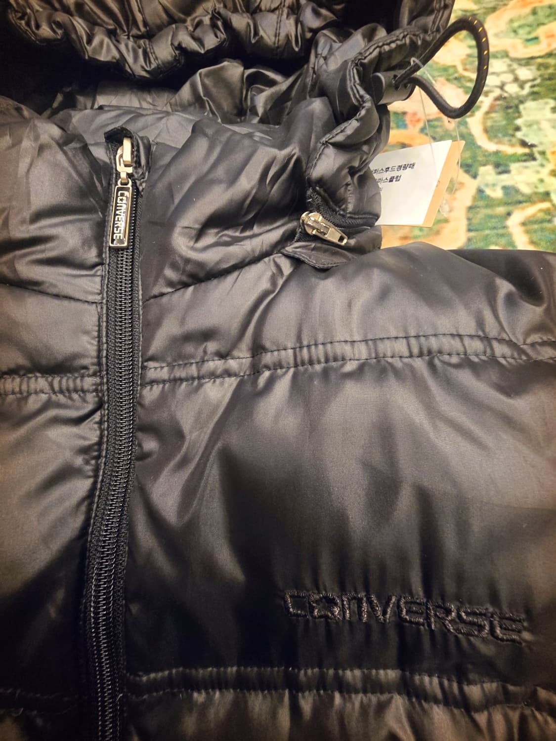 컨버스(Converse)  블랙 경량패딩 상품이미지4