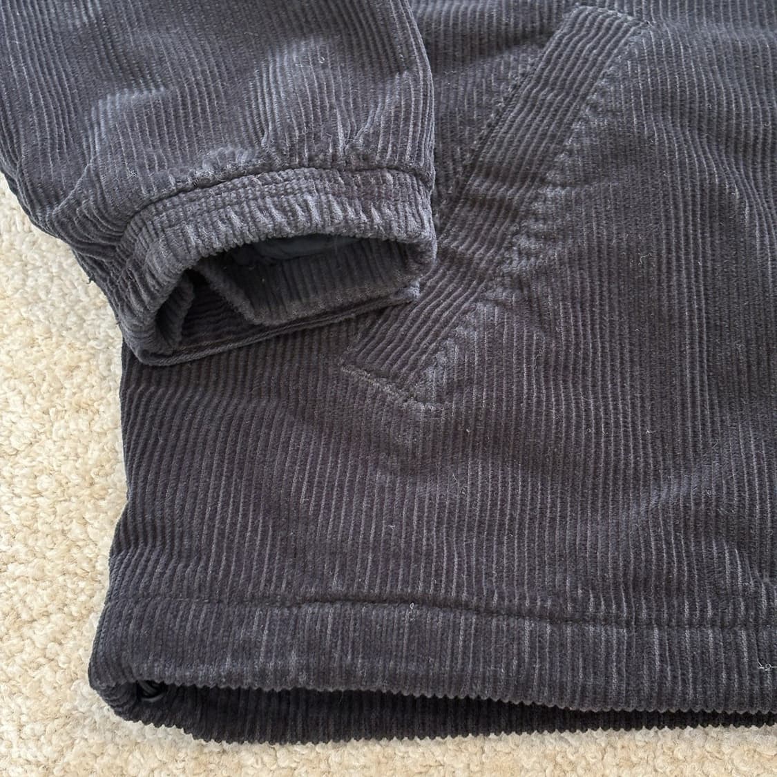 슈프림 x 나이키 아크 코듀로이 후드집업 블랙 상품이미지7