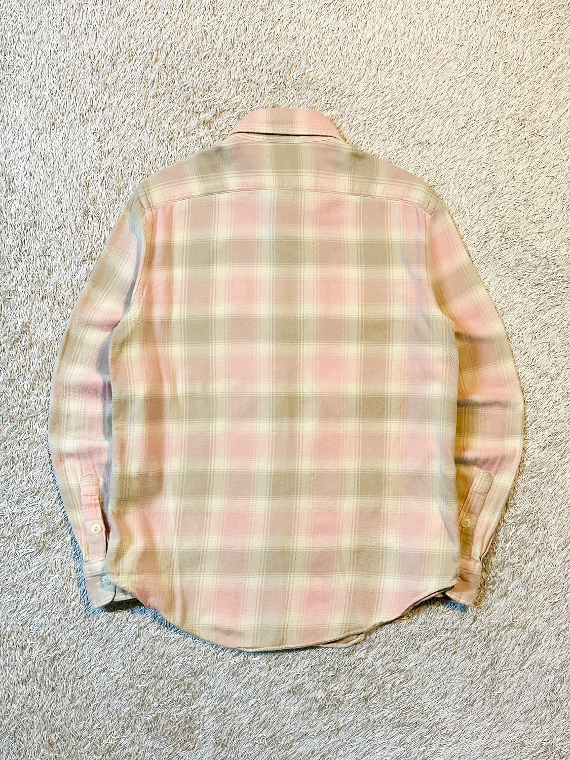 폴로 랄프로렌 신형 투포켓 타탄 체크셔츠 핑크 상품이미지3