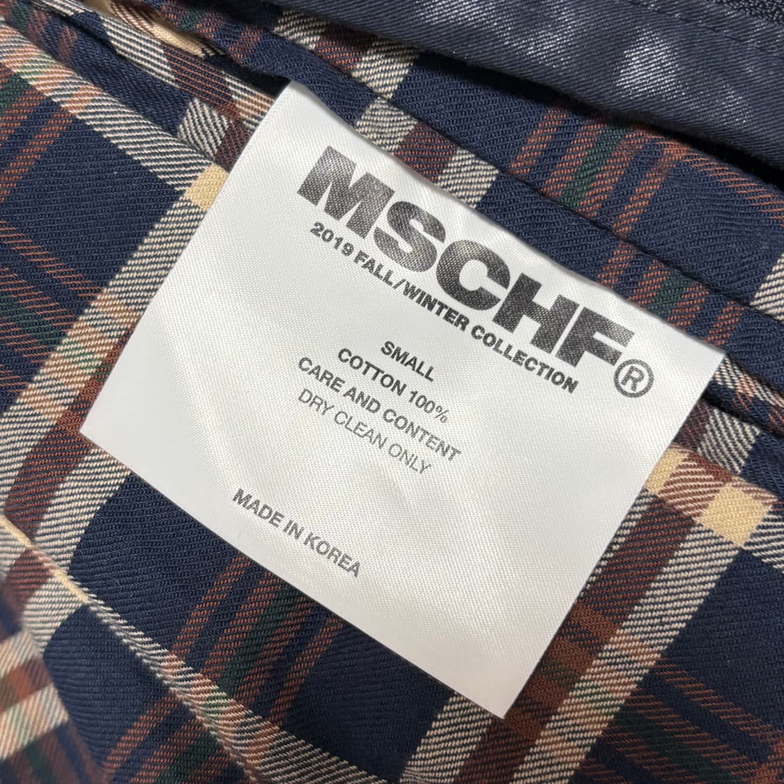 미스치프 메탈릭 스윙 자켓 네이비 S 상품이미지3