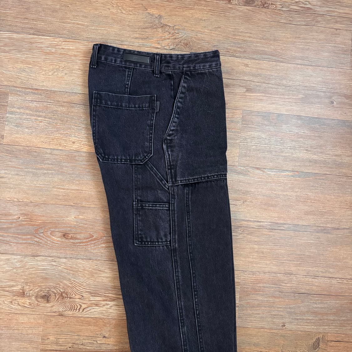 준지 카펜터 흑청 콘데님 청바지 44 루즈핏 29 상품이미지6