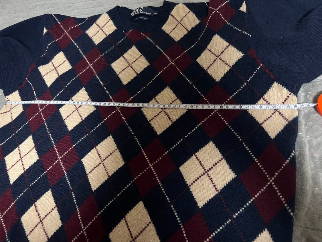 [105] 폴로 랄프로렌 90s 램스울 아가일 스웨터 상품이미지2