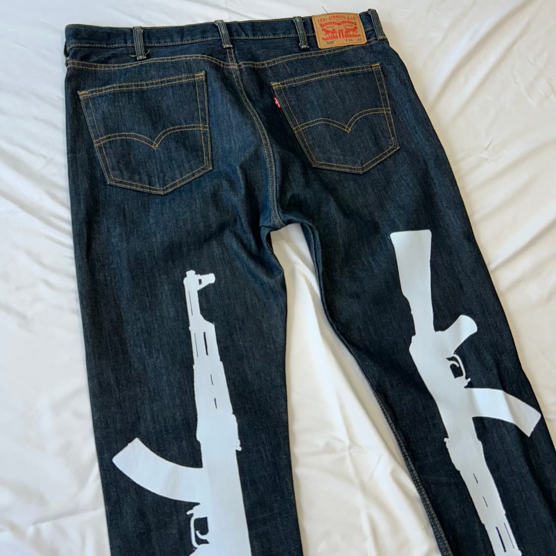 AK 47 커스텀 리바이스 508 데님 🔫🔫 상품이미지3