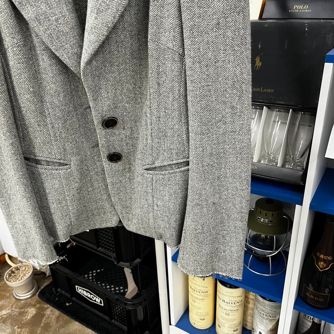 이자벨마랑 캐시미어 블렌드 헤링본 블레이져 1 상품이미지4