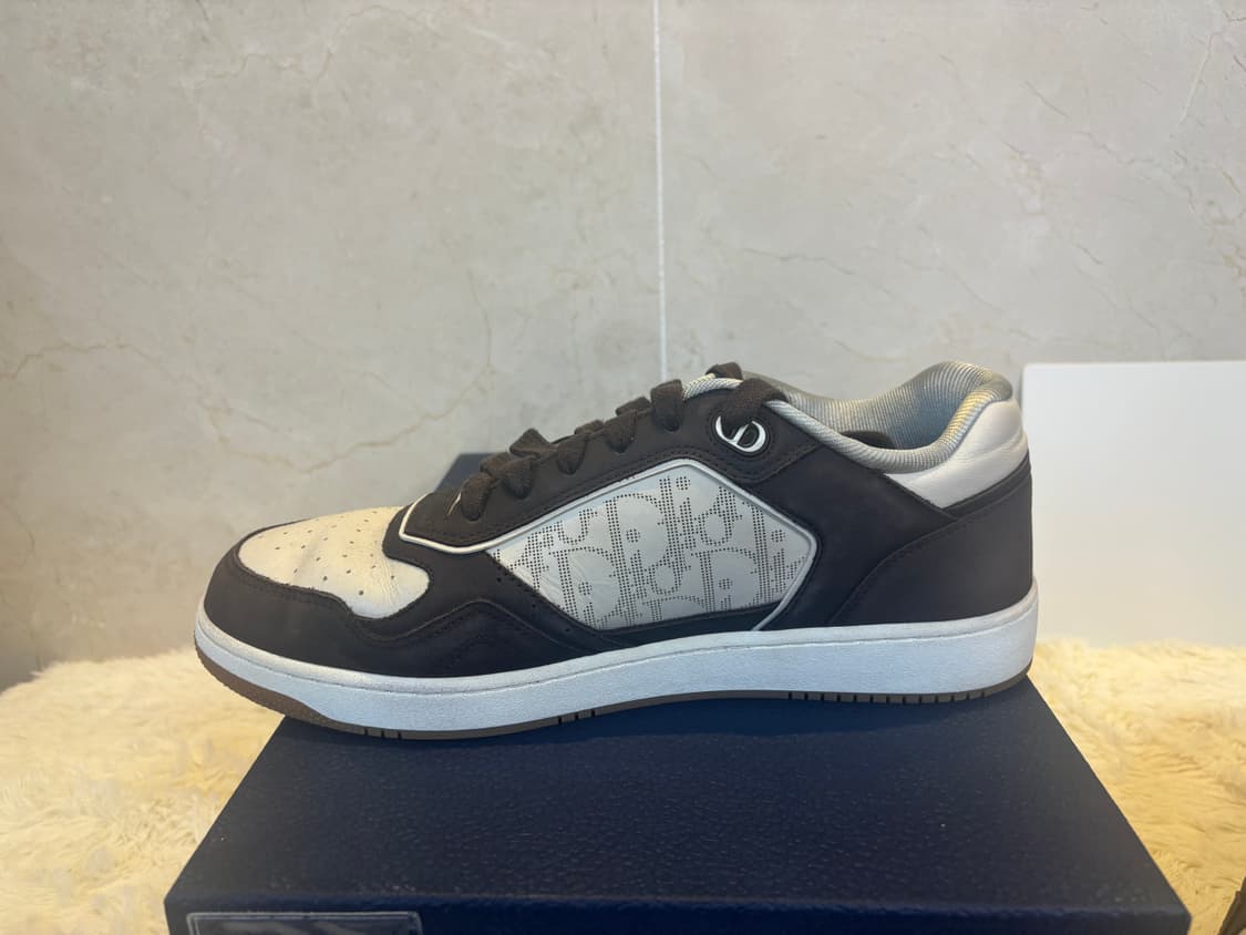 (44) 디올 B27 로우탑스니커즈 브라운 상품이미지4