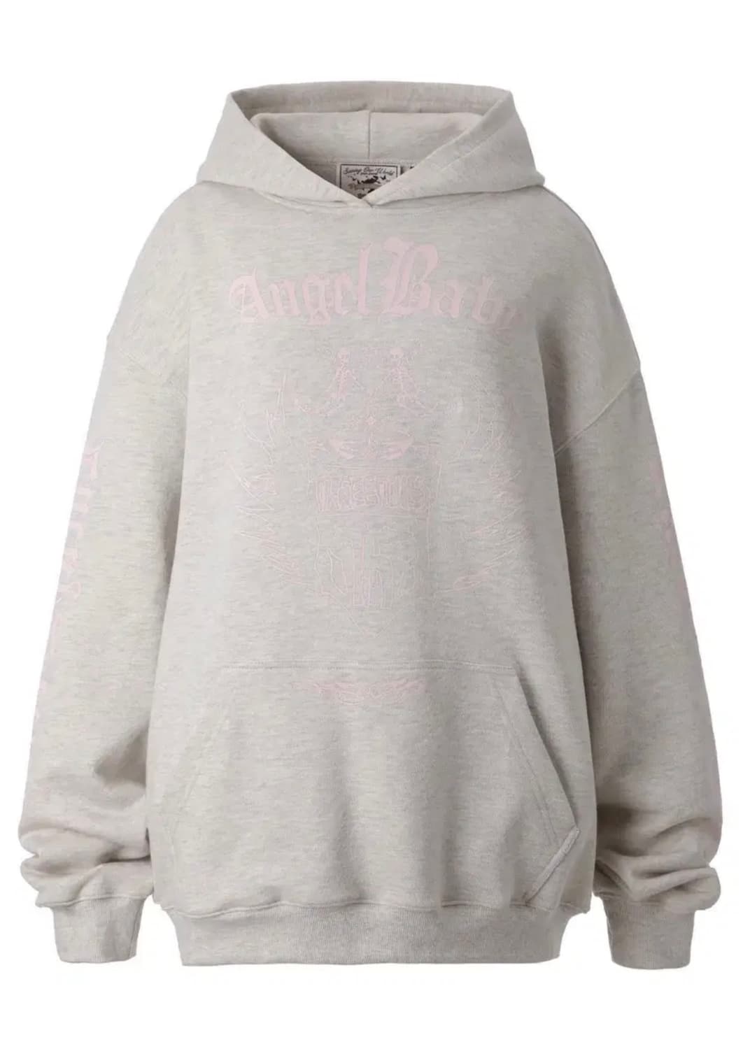 쓰리타임즈 베이비 엔젤 후드티 조거 세트 상품이미지1