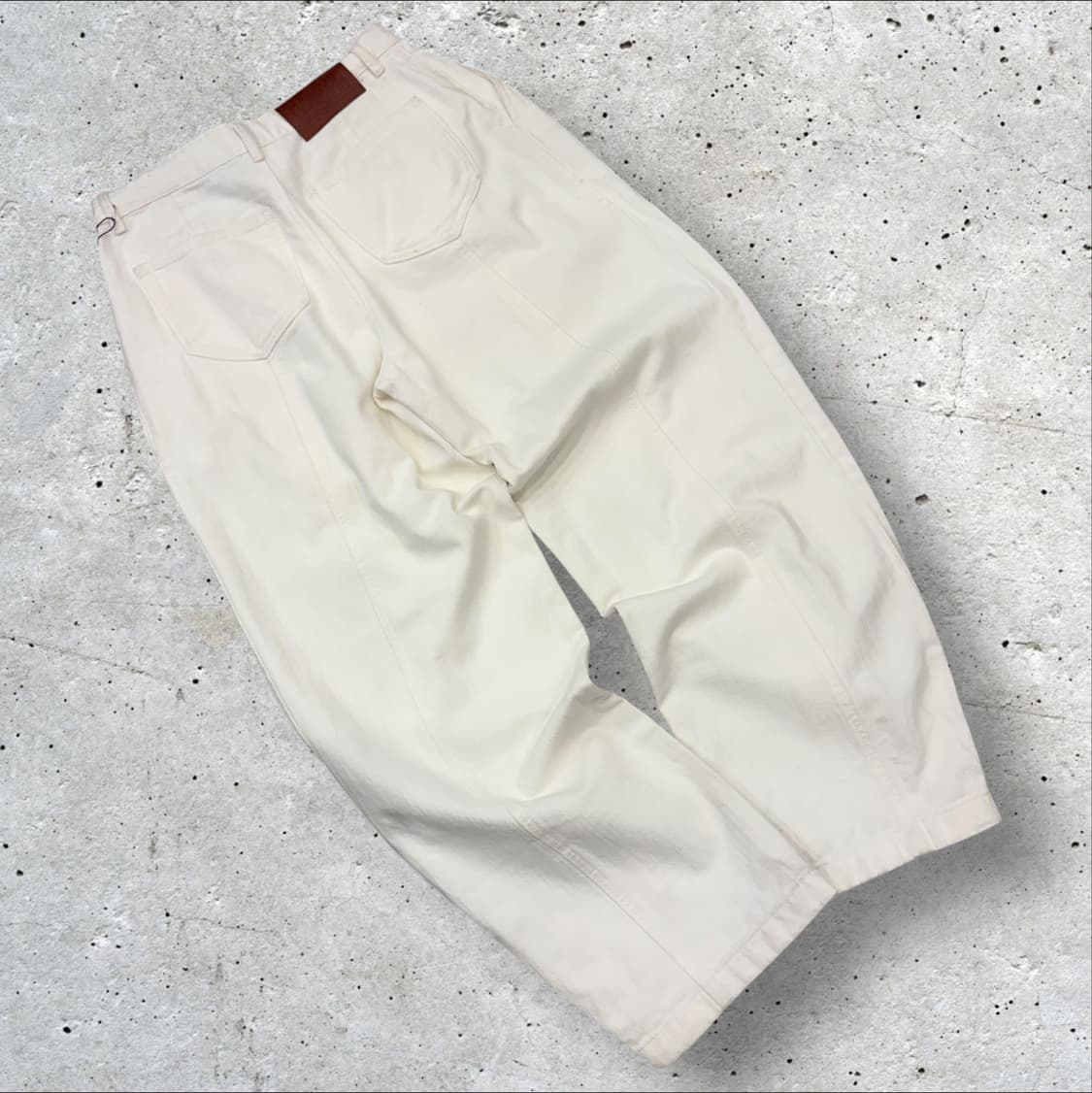 [25] 마리떼 프랑소와저버 아이보리 화이트 와이드 팬츠 C769 상품이미지1