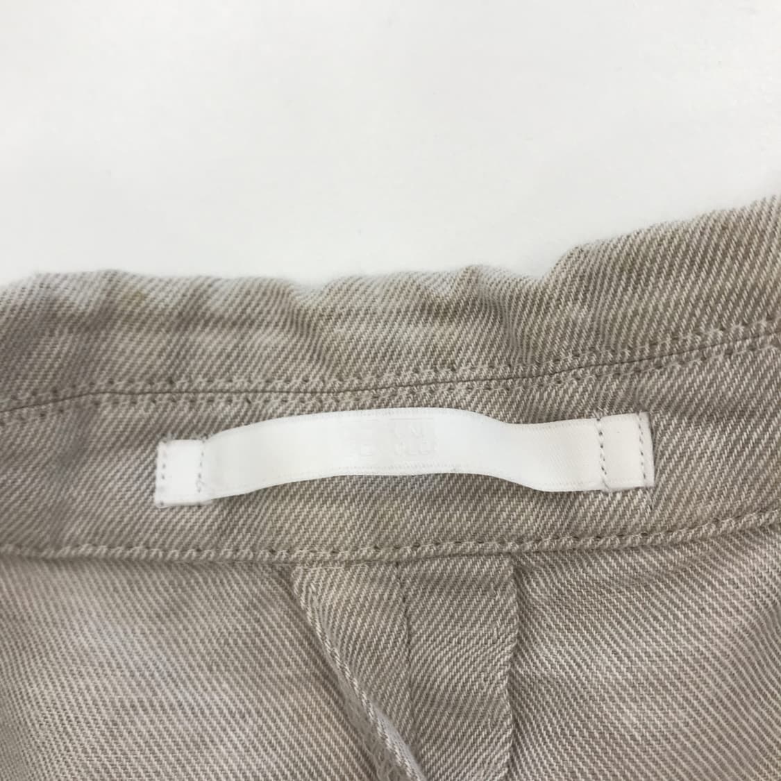 유니클로 아이보리 린넨블렌드자켓 [XL] 상품이미지5