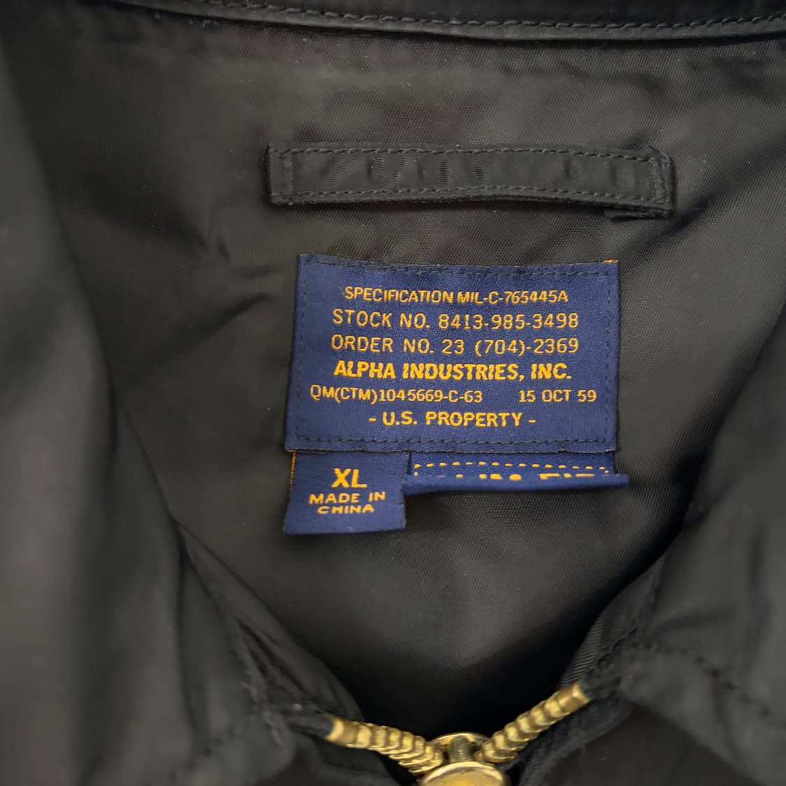 알파인더스트리 CWU-36P 플라이트 자켓 상품이미지8