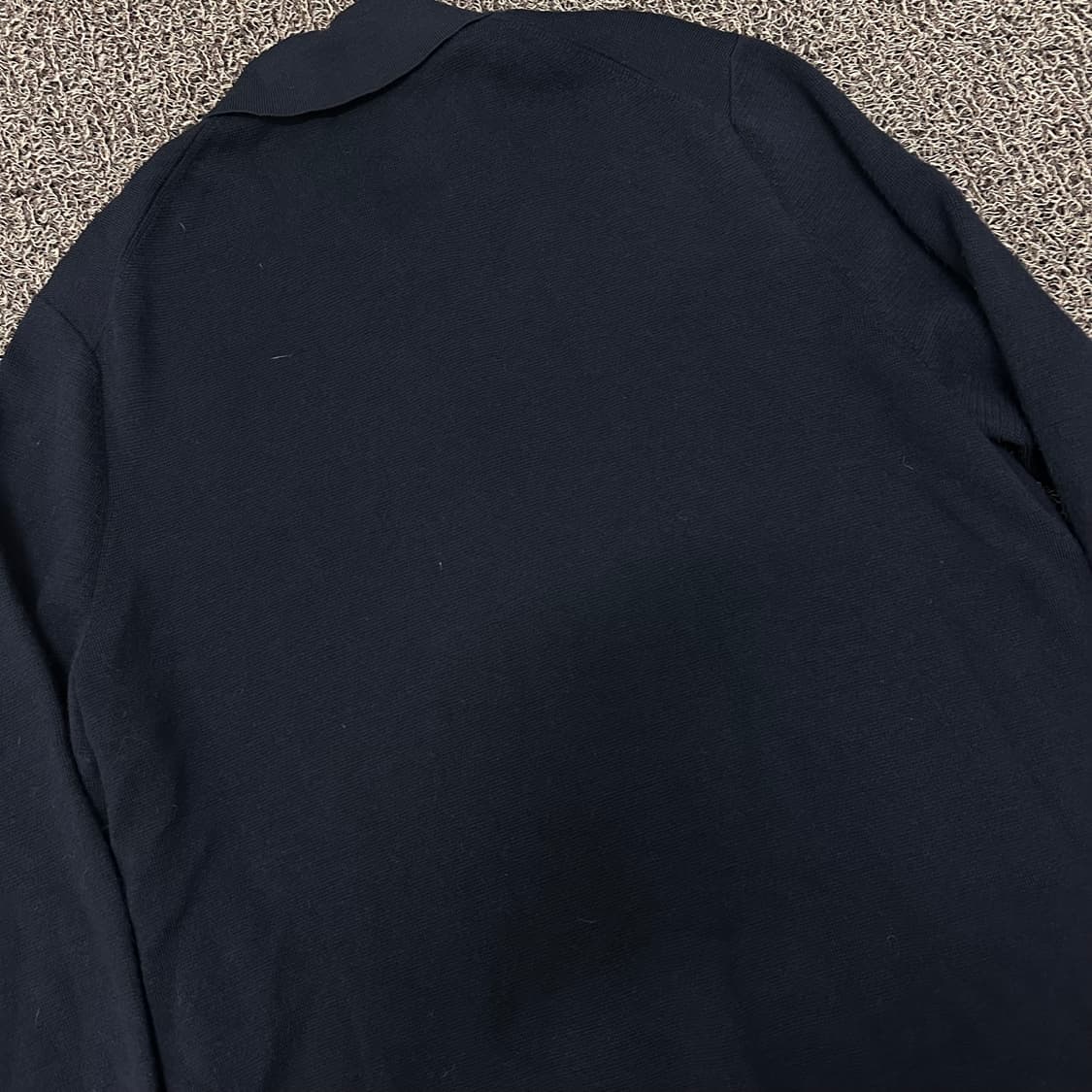 COS 코스 울 니트 가디건 네이비 L 상품이미지8