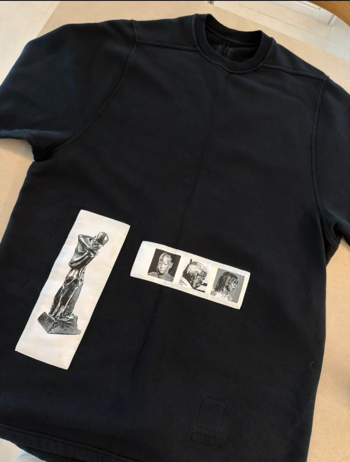 릭오웬스 휴먼패치 맨투맨 상품이미지1