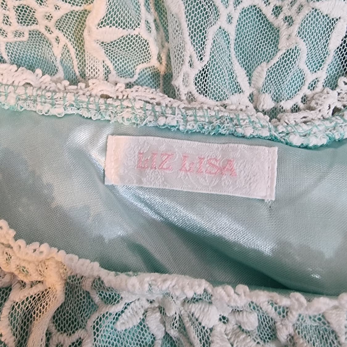 (LIZ LISA/리즈리사) 민트 레이스 리본 원피스 상품이미지8