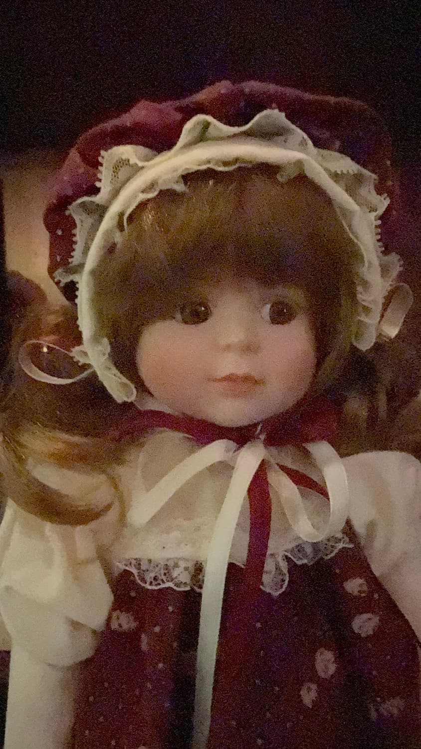 빈티지 인형 피겨린 빅토리아풍 스윗하트돌 보넷 상품이미지8