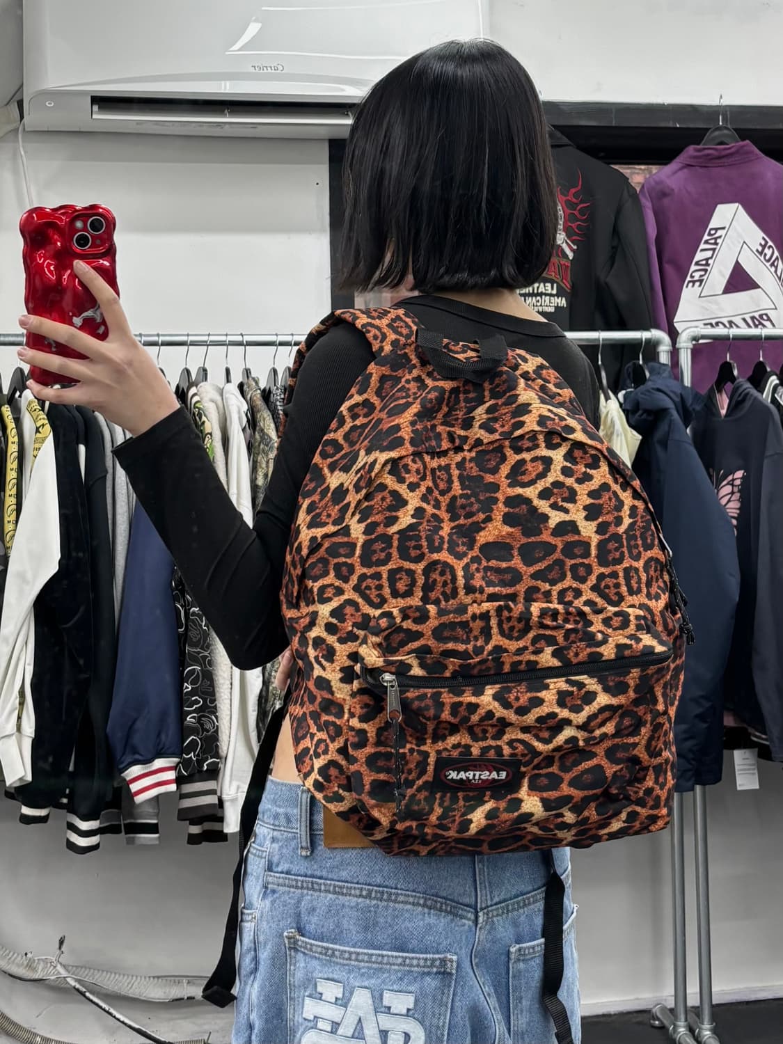 이스트팩 레오파드 백팩 상품이미지4