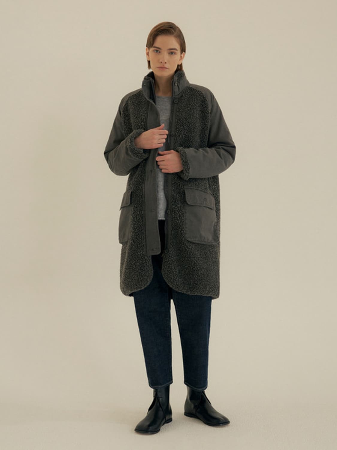 모노크롬 bear long jumper 상품이미지3