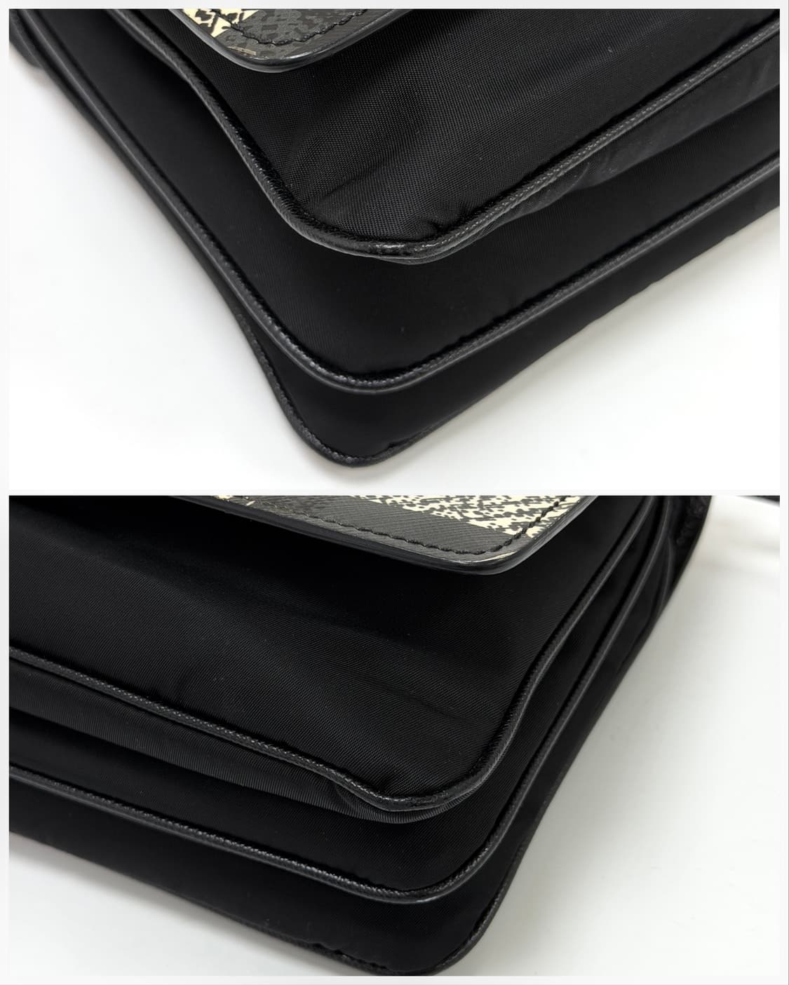 프라다 타탄 체크 사피아노 & 나일론 아코디언 크로스백 상품이미지7