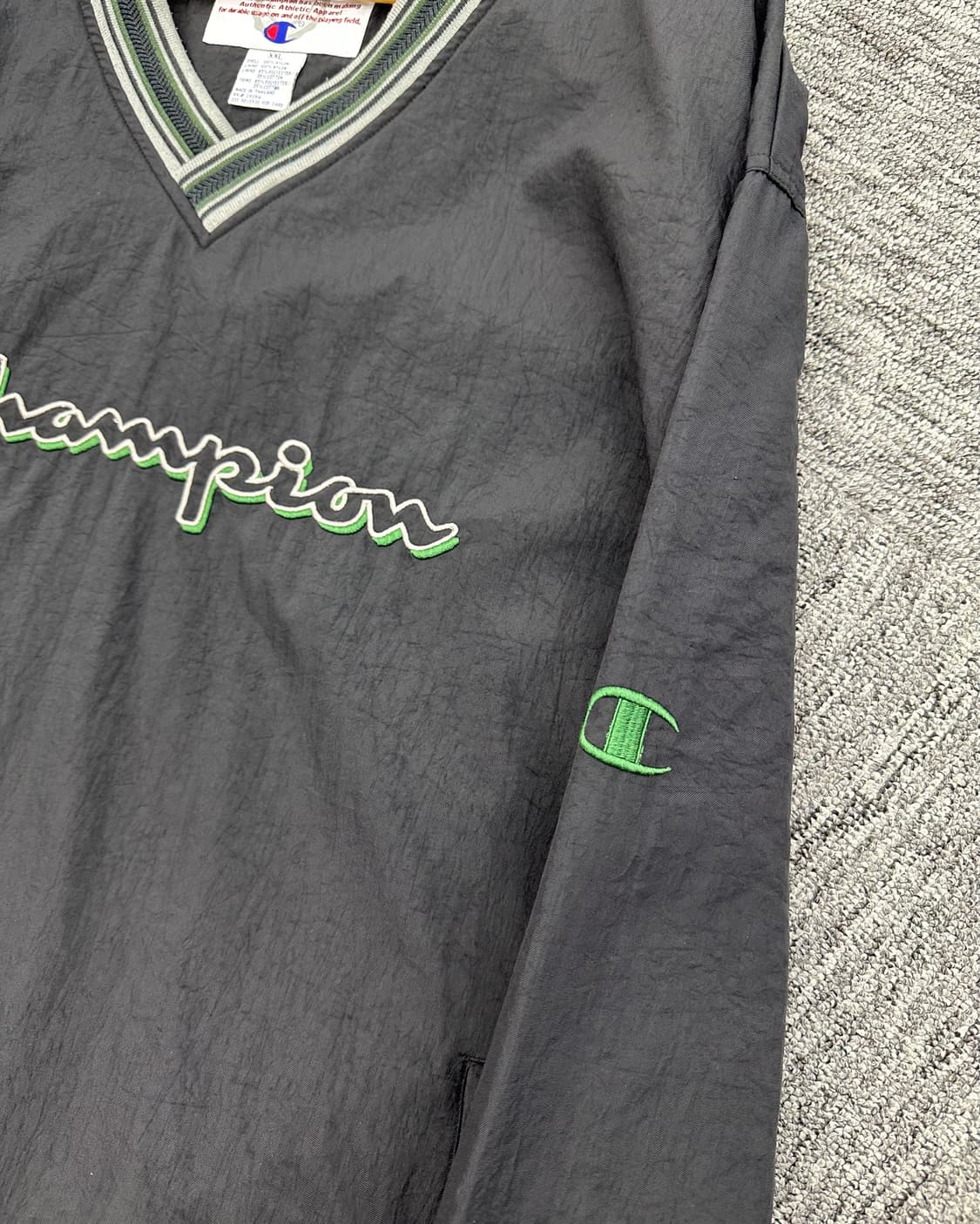 (3XL)90'S 챔피온 빅로고 웜업-M1100 상품이미지3