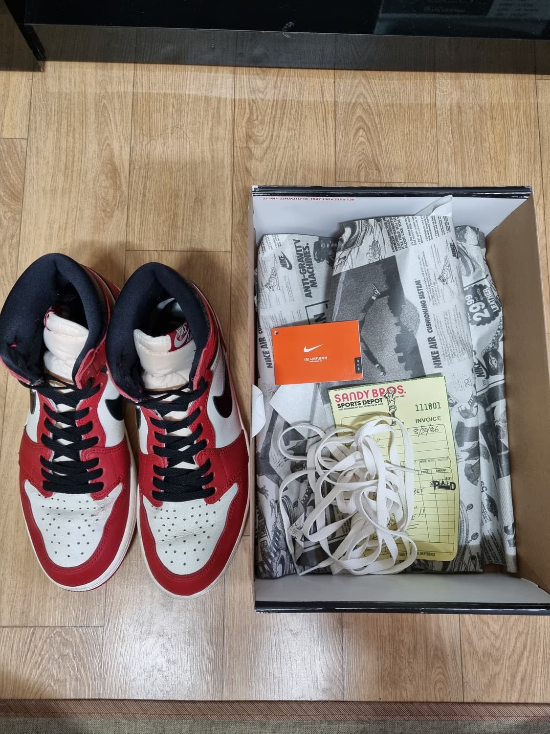 [280] 나이키 조던1 레트로 하이OG 시카고2022 상품이미지10