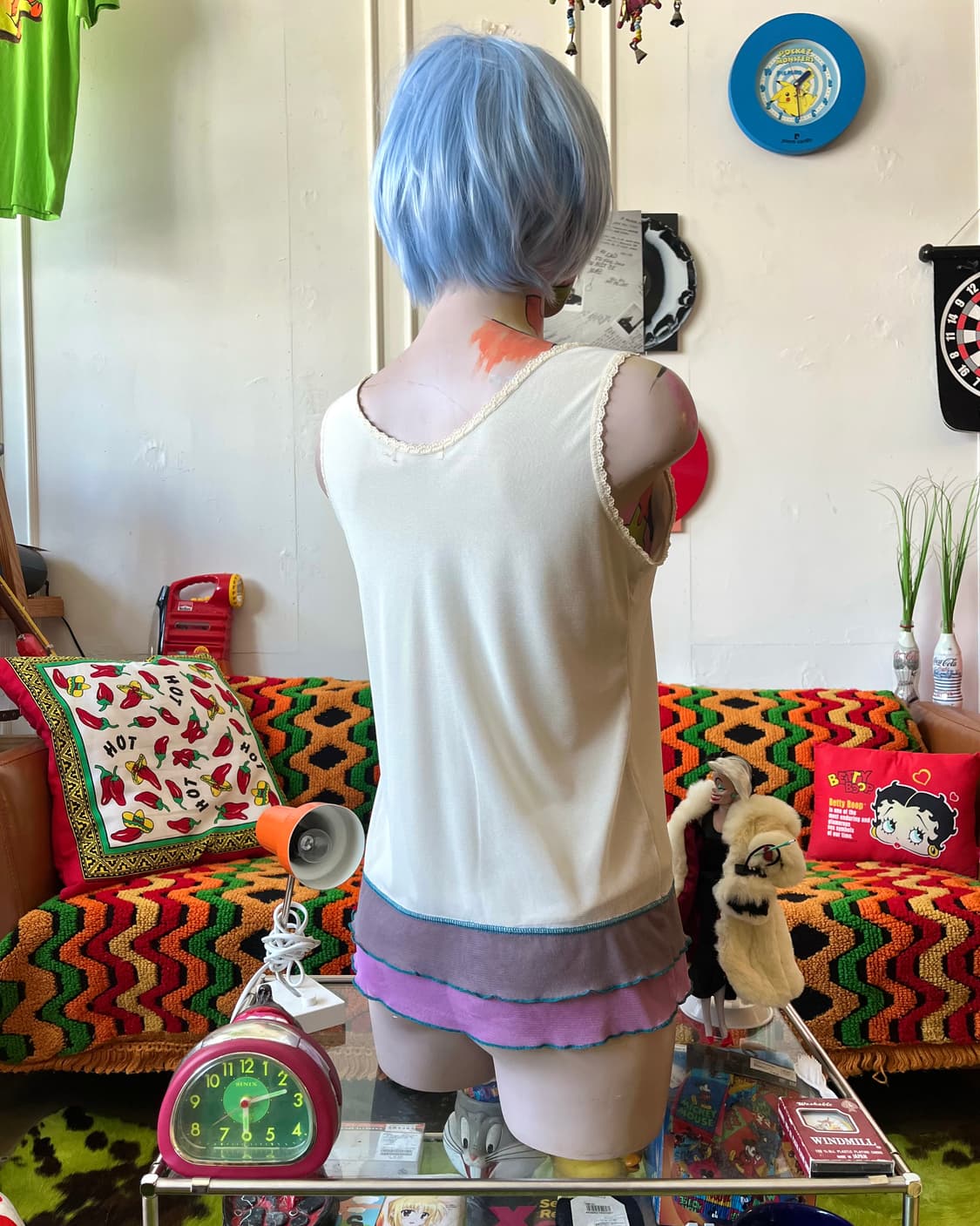 Japanese Vintage Butterfly Sleeveless 상품이미지3