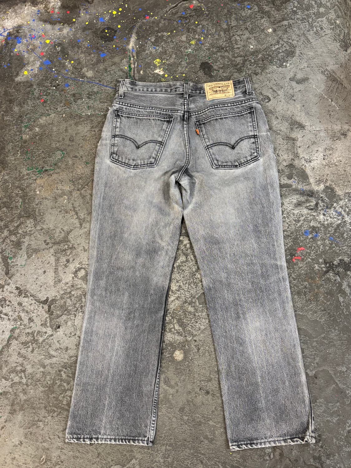 리바이스 752 오렌지탭 흑청 상품이미지7