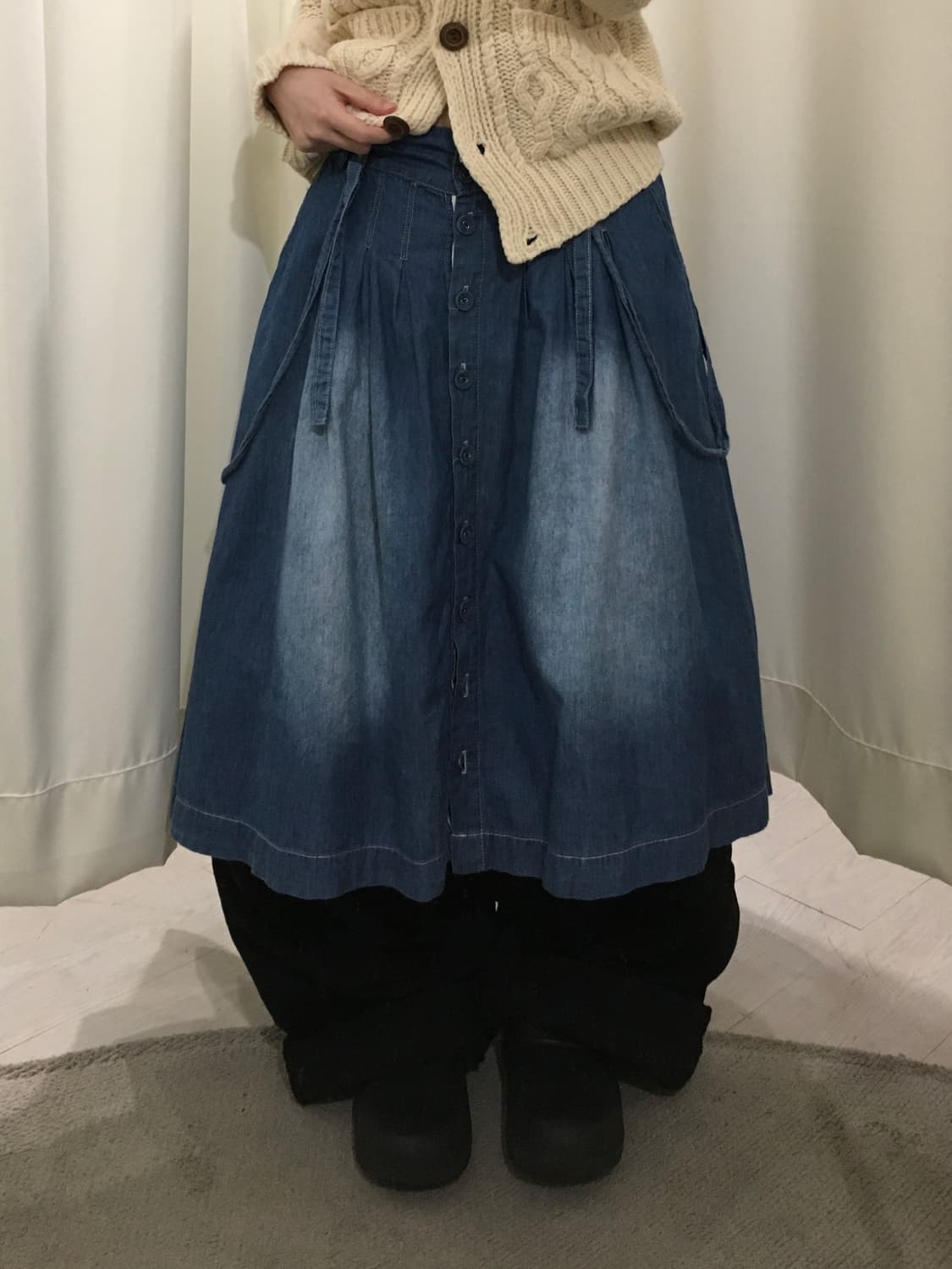 mori overall skirt 상품이미지1