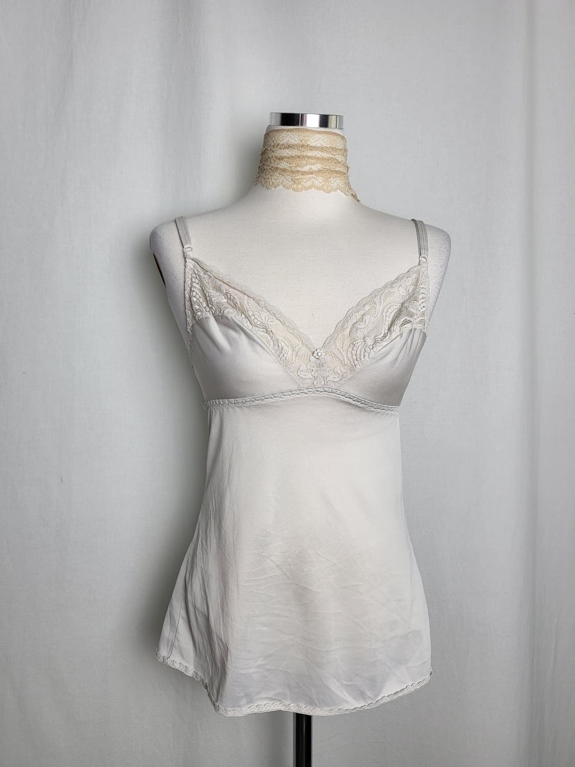 빈티지 화이트 탑 슬립 상품이미지1