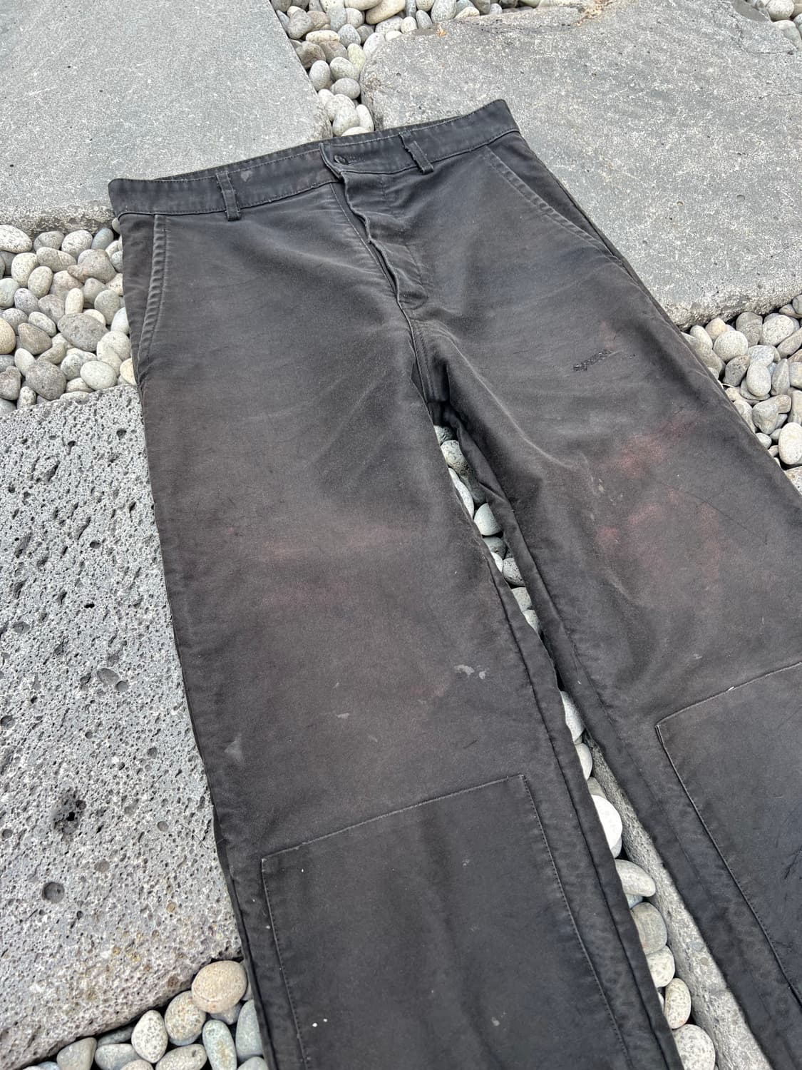 OLD EURO LAFONT BLACK MOLESKIN 블랙몰스킨팬츠 상품이미지5