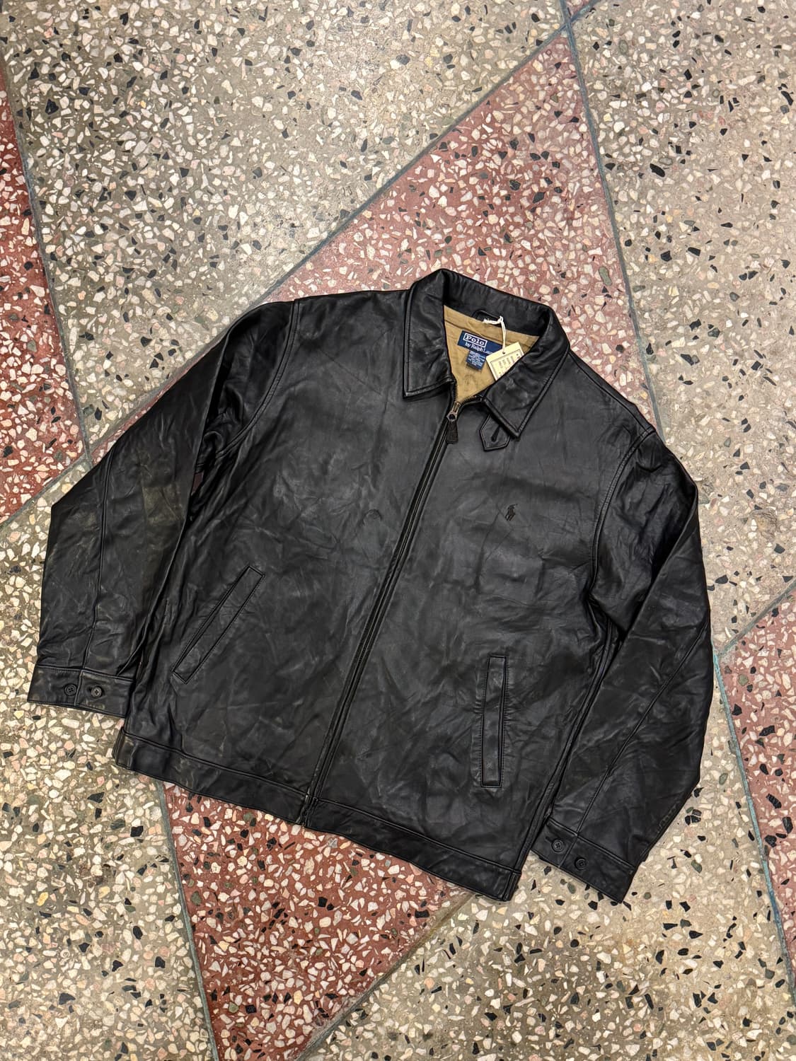 폴로 랄프로렌 맥스웰 레더 자켓 (L) 상품이미지2