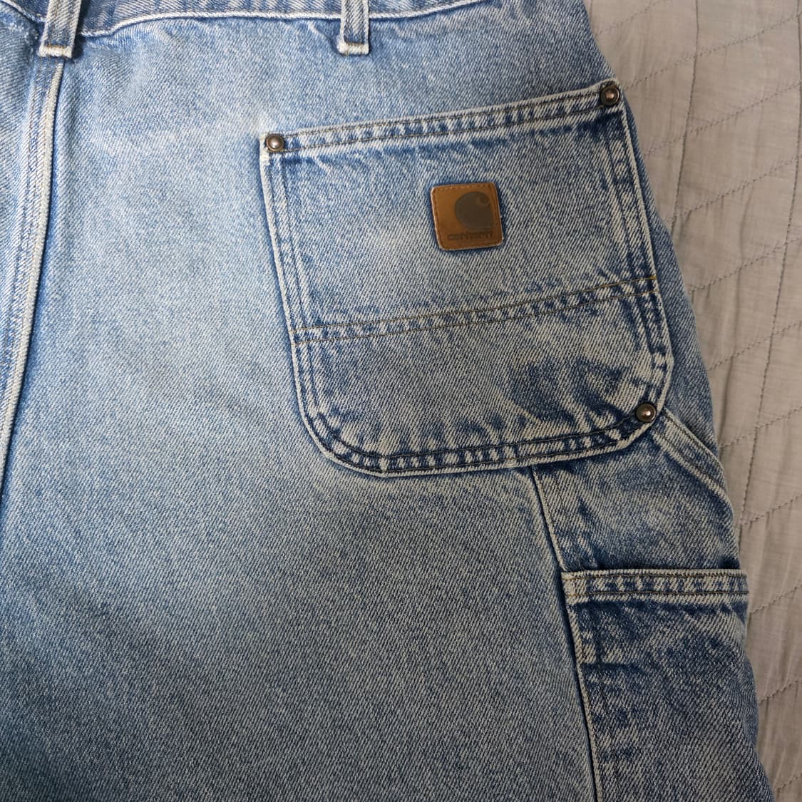 [42X32] 00s 칼하트 더블니 B73 DST 쿨워싱 데님팬츠 B25 상품이미지7