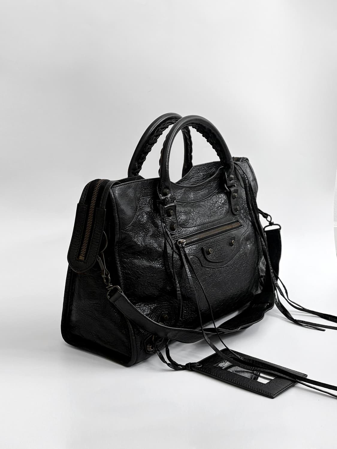 발렌시아가 클래식 시티백 미듐 판매합니다. 상품이미지3