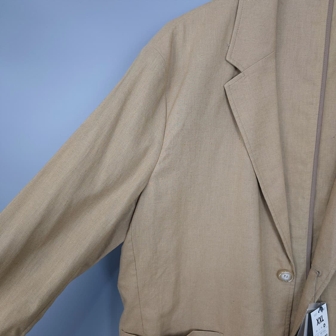 새제품)스파오 SPAO 린넨 셋업 자켓 베이지 XXL (110) 상품이미지3
