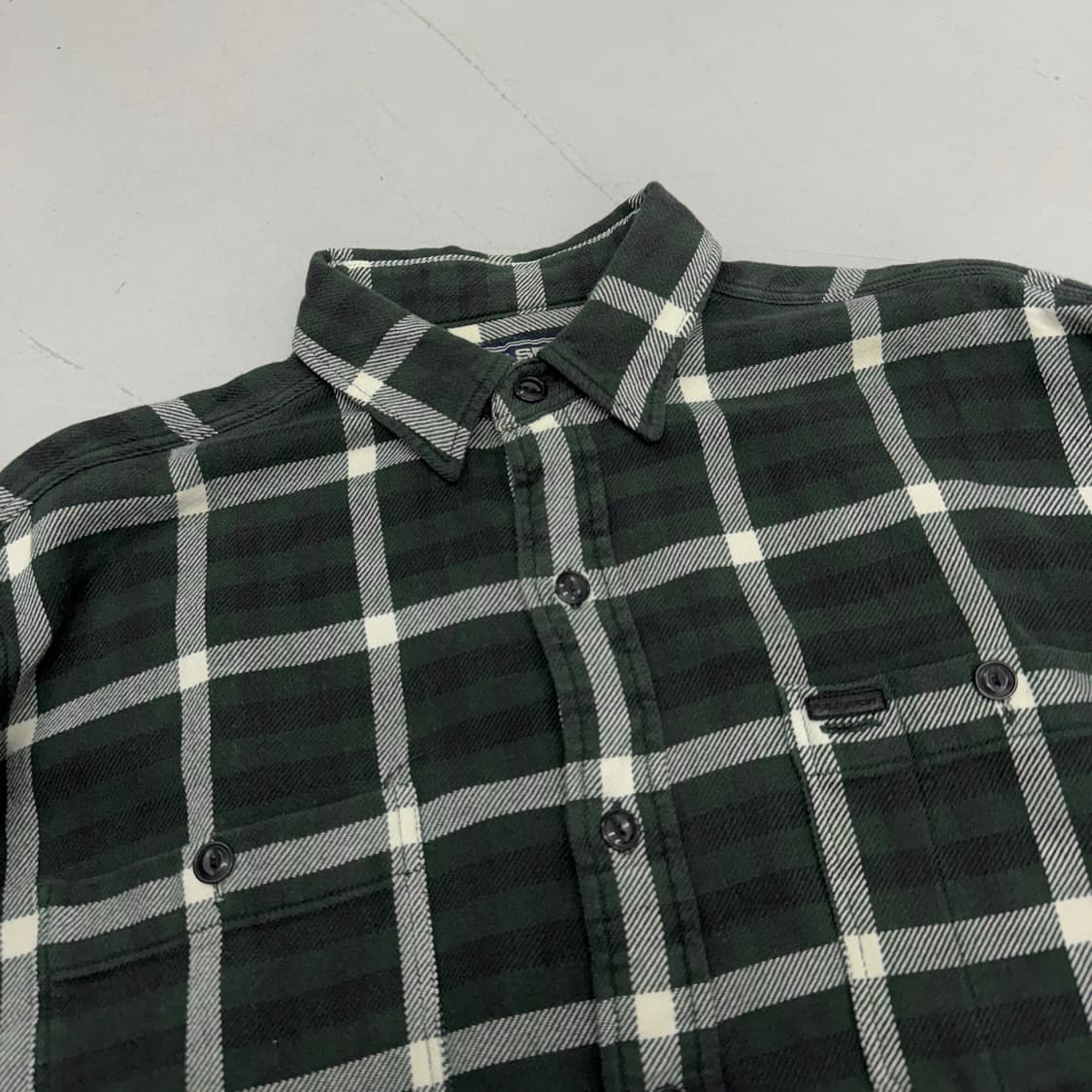 폴로스포츠 체크 셔츠 그린 상품이미지3